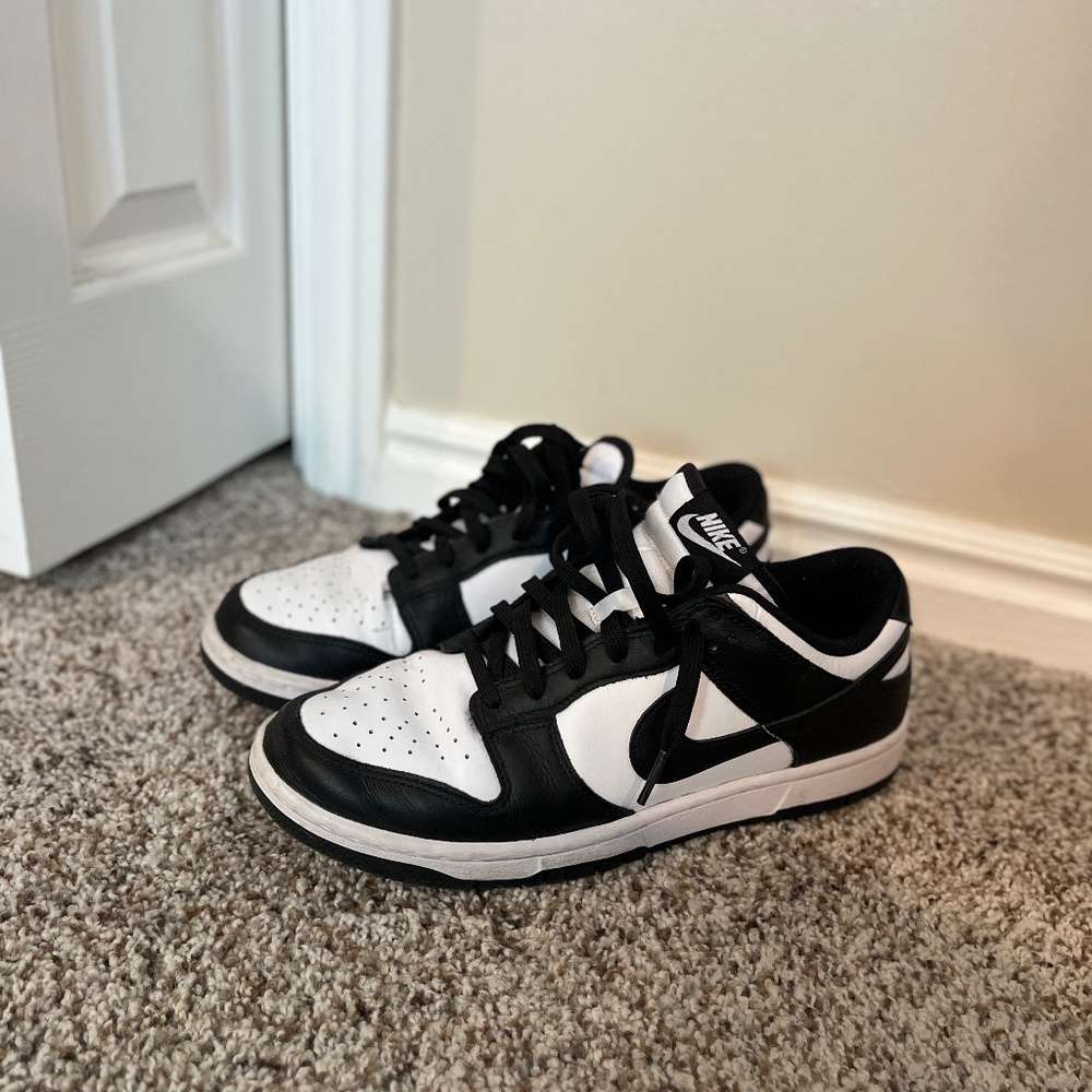 Black and White Nike Shoes